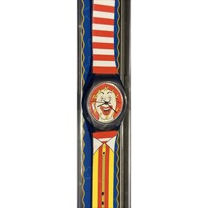Vintage 1996‎ Ronald McDonald Wrist Watch Kimberly Clark With Case NOS
